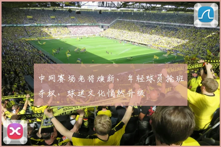 中网赛场老将焕新，年轻球员抢班夺权，球迷文化悄然升级
